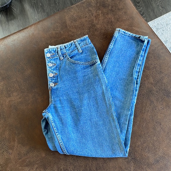 Guess Denim - Guess Vintage High Rise Button Fly Jeans / RARE / Size 29
